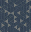 A-Street Prints Fairbank Navy Linen Geometric Wallpaper by Scott Living