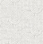 A-Street Prints Trippet Bone Zen Waves Wallpaper by Scott Living
