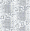 A-Street Prints Trippet Blue Zen Waves Wallpaper By Scott Living