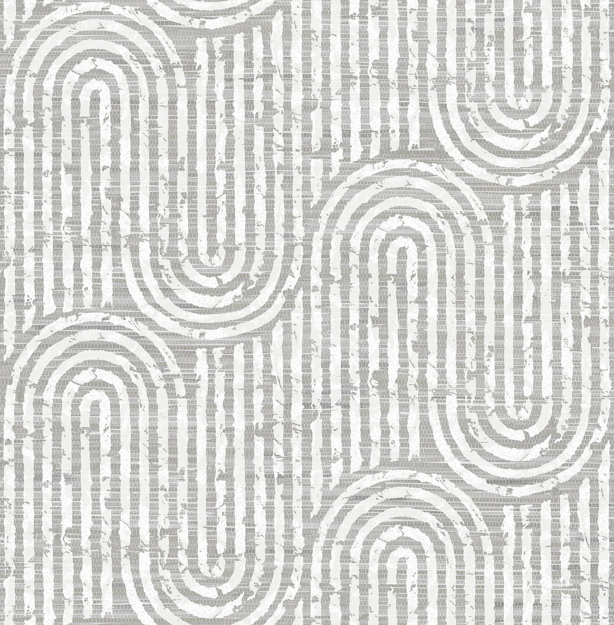A-Street Prints Trippet Grey Zen Waves Wallpaper by Scott Living
