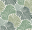 A-Street Prints Trousdale Green Fanning Flora Wallpaper by Scott Living