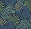 A-Street Prints Trousdale Navy Fanning Flora Wallpaper by Scott Living