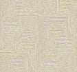 A-Street Prints Mortenson Gold Geometric Wallpaper by Scott Living