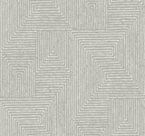 A-Street Prints Mortenson Dove Geometric Wallpaper by Scott Living