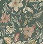A-Street Prints Crestwood Sea Green Crowned Crane Wallpaper by Scott Living
