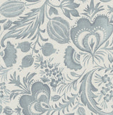 A-Street Prints Culver Slate Jacobean Wallpaper by Scott Living