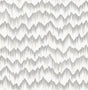 A-Street Prints Holmby Grey Brushstroke Zigzag Wallpaper by Scott Living