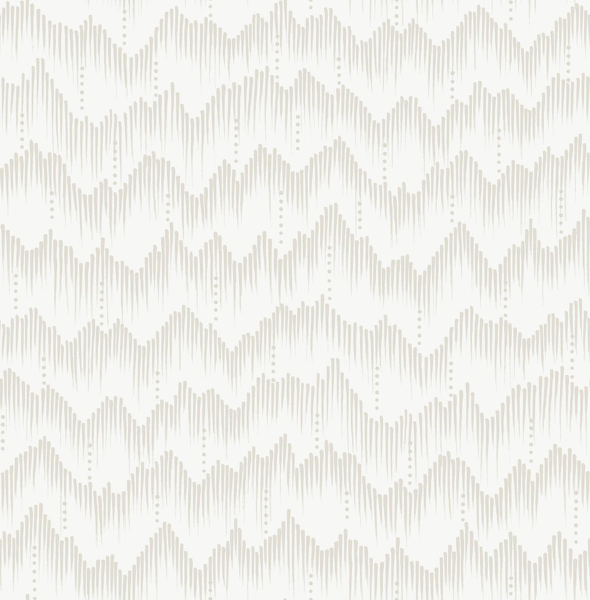 A-Street Prints Holmby Bone Brushstroke Zigzag Wallpaper by Scott Living