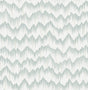 A-Street Prints Holmby Seafoam Brushstroke Zigzag Wallpaper by Scott Living