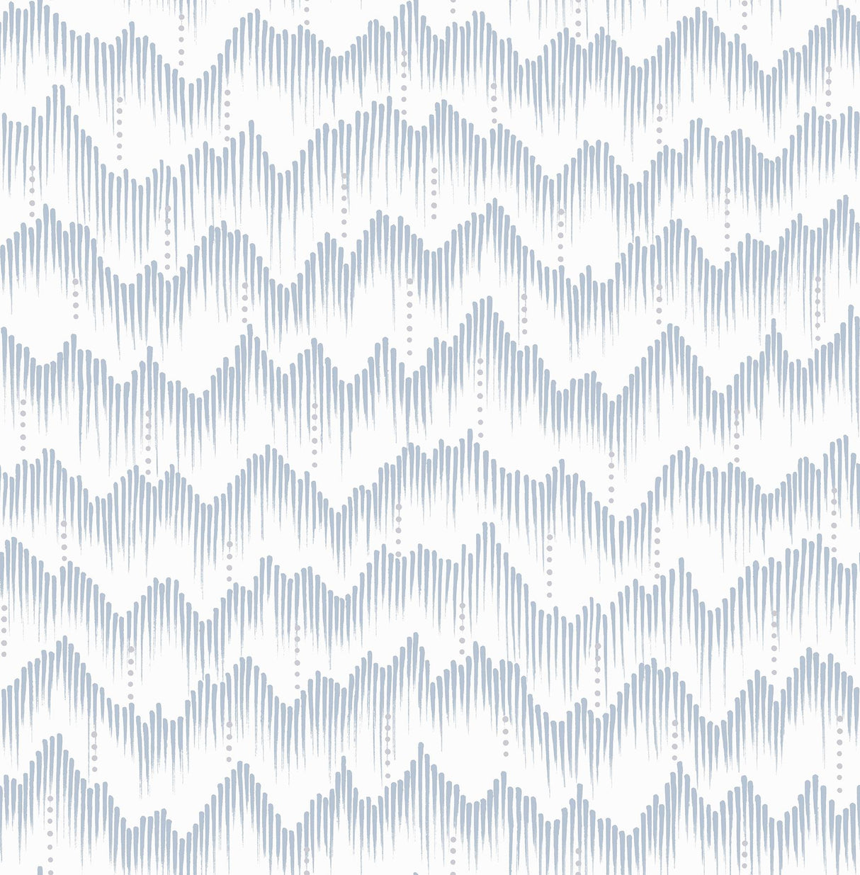 A-Street Prints Holmby Light Blue Brushstroke Zigzag Wallpaper by Scott Living