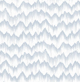 A-Street Prints Holmby Light Blue Brushstroke Zigzag Wallpaper by Scott Living
