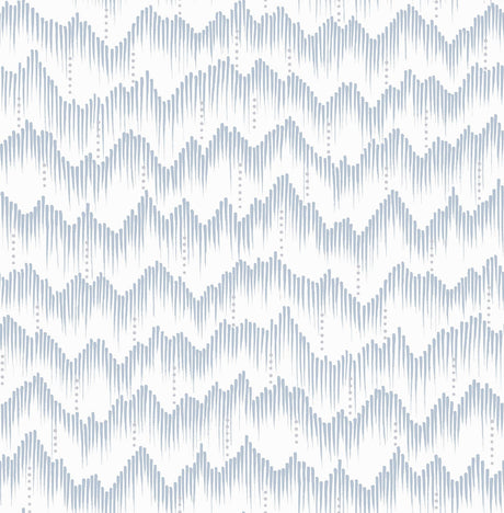 A-Street Prints Holmby Light Blue Brushstroke Zigzag Wallpaper by Scott Living