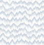 A-Street Prints Holmby Light Blue Brushstroke Zigzag Wallpaper by Scott Living