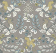 A-Street Prints Getty Grey Jungle Damask Wallpaper by Scott Living