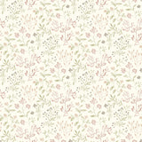 Brewster Home Fashions Tarragon Blush Dainty Meadow Wallpaper