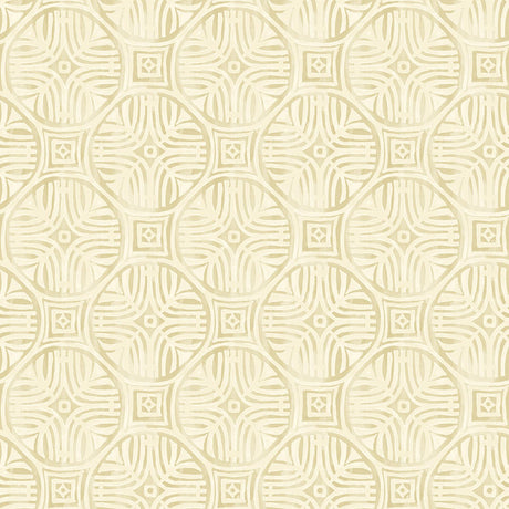Brewster Home Fashions Sandee Butter Medallion Wallpaper