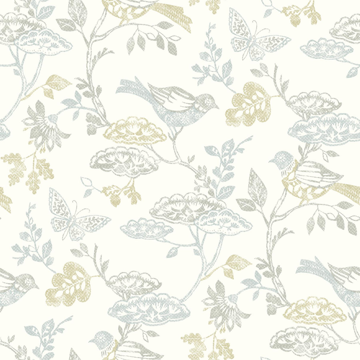 Brewster Home Fashions Malmo Multicolor Trail Wallpaper