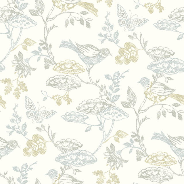 Brewster Home Fashions Malmo Multicolor Trail Wallpaper
