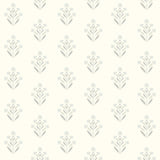 Brewster Home Fashions Kova Light Blue Floral Crest Wallpaper