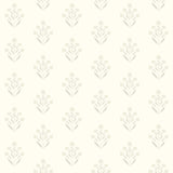 Brewster Home Fashions Kova Dove Floral Crest Wallpaper