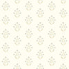 Brewster Home Fashions Kova Yellow Floral Crest Wallpaper