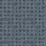 Brewster Home Fashions Button Block Navy Geometric Wallpaper
