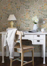 A-Street Prints Groh Apricot Floral Wallpaper