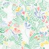 A-Street Prints Brittsommar Light Green Woodland Floral Wallpaper