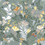 A-Street Prints Brittsommar Slate Woodland Floral Wallpaper