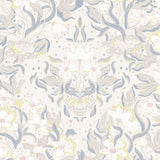 A-Street Prints Lisa Bone Floral Damask Wallpaper