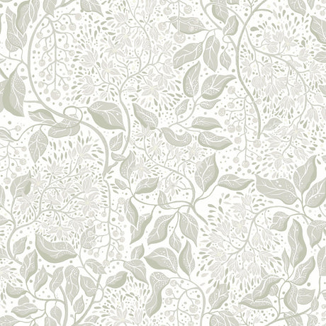 A-Street Prints Turi Sage Twining Vines Wallpaper