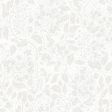 A-Street Prints Turi Light Grey Twining Vines Wallpaper