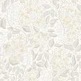 A-Street Prints Turi Khaki Twining Vines Wallpaper