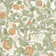 A-Street Prints Kort Green Fruit and Floral Wallpaper