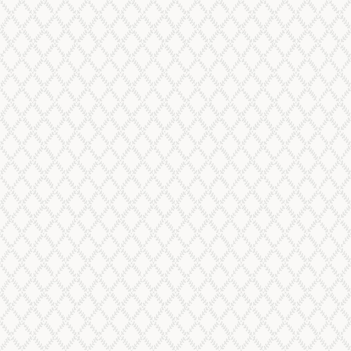 A-Street Prints Trevor White Leaf Trellis Wallpaper