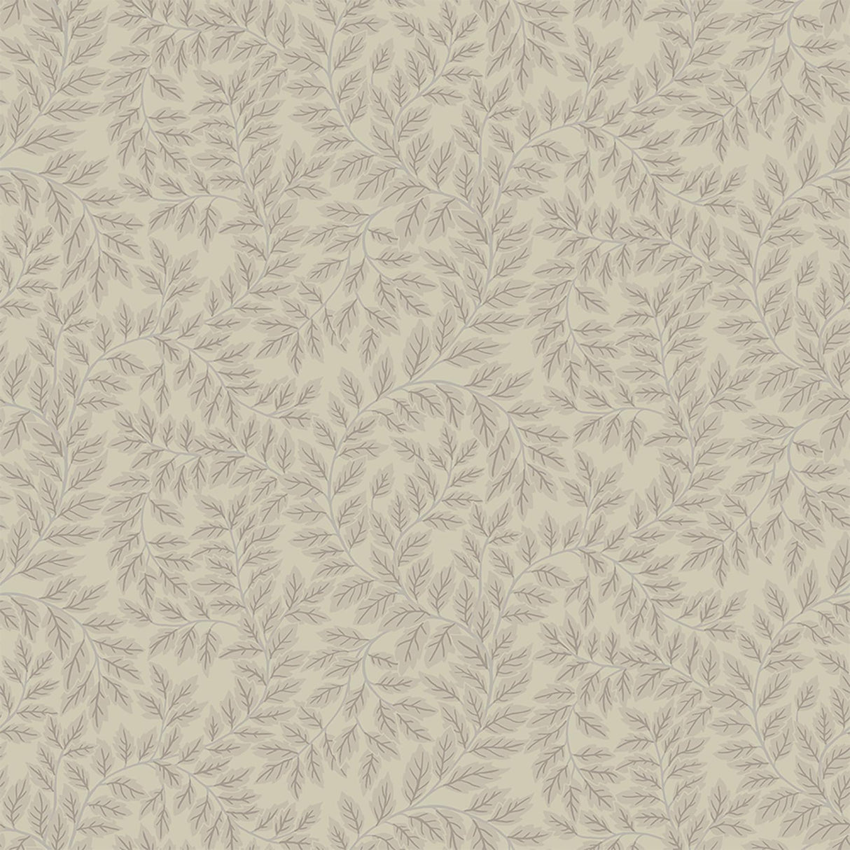 A-Street Prints Lindlöv Taupe Leafy Vines Wallpaper
