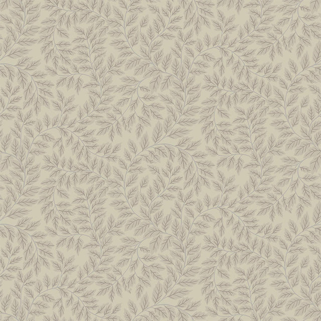 A-Street Prints Lindlöv Taupe Leafy Vines Wallpaper