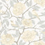 A-Street Prints Bernadina Light Yellow Rosebush Wallpaper