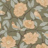 A-Street Prints Bernadina Moss Rosebush Wallpaper
