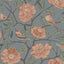 A-Street Prints Bernadina Blue Rosebush Wallpaper