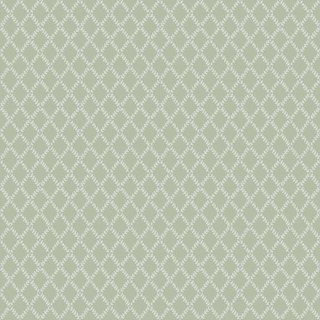 A-Street Prints Trevor Moss Leaf Trellis Wallpaper