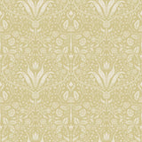 A-Street Prints Mara Yellow Tulip Ogee Wallpaper