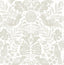 A-Street Prints Nestle Dove Bird Block Print Wallpaper