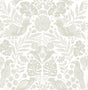 A-Street Prints Nestle Dove Bird Block Print Wallpaper