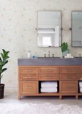 A-Street Prints Gardena White Embroidered Floral Wallpaper