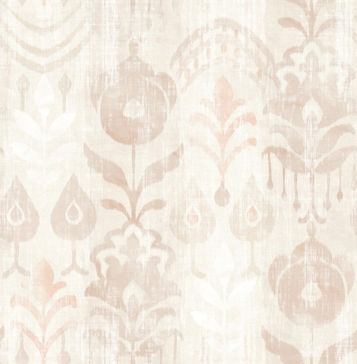 A-Street Prints Pavord Pink Floral Shibori Wallpaper