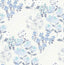 A-Street Prints Cultivate Blue Springtime Blooms Wallpaper