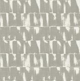 A-Street Prints Bancroft Grey Artistic Stripe Wallpaper