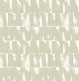 A-Street Prints Bancroft Sage Artistic Stripe Wallpaper