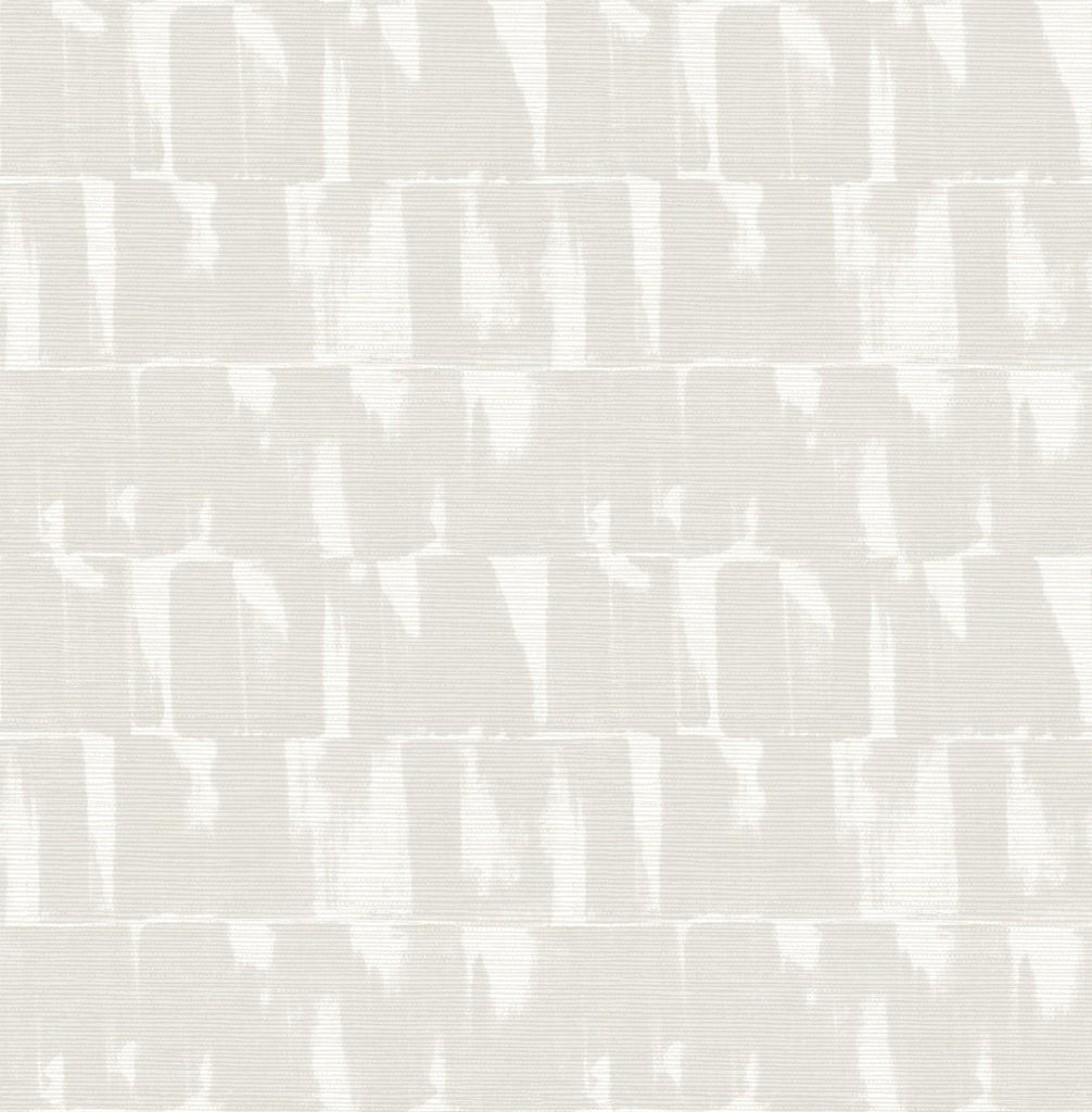 A-Street Prints Bancroft Dove Artistic Stripe Wallpaper